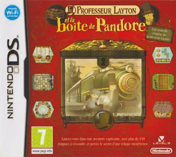 Professeur Layton et la Boite de Pandore (France) box cover front